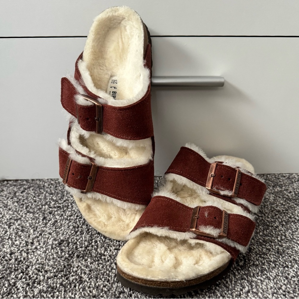 Birkenstock Arizona Fur Shearling